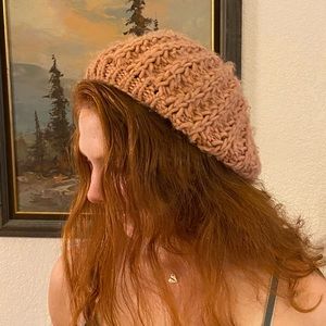 Pink Knit hat